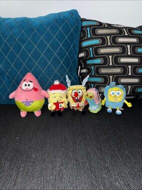 SpongeBob SquarePants and Friends Plush Lot Bundle
